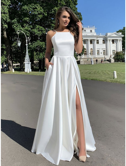 Mermaid / Trumpet Evening Gown Elegant Dress Wedding Guest Floor Length Sleeveless Spaghetti Strap Jersey Crisscross Back