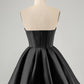 Cute A Line Sweetheart Corset Short Homecoming Dress with Beading Off Shoulder