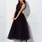 A-Line Cocktail Dresses Vintage Dress Wedding Guest Cocktail Party Ankle Length Sleeveless One Shoulder Wednesday Addams Family Tulle with Pleats Pattern