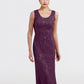 Two Piece Sheath / Column Mother of the Bride Dress Plus Size Elegant Jewel Neck Floor Length Lace Sleeveless Wrap Included