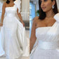 Mermaid / Trumpet Evening Gown Sparkle & Shine Dress Formal Evening Court Train Sleeveless One Shoulder Charmeuse with Ruched