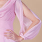 Sheath / Column Mother of the Bride Dress Vintage Inspired Cowl Neck Floor Length Chiffon Long Sleeve with Criss Cross