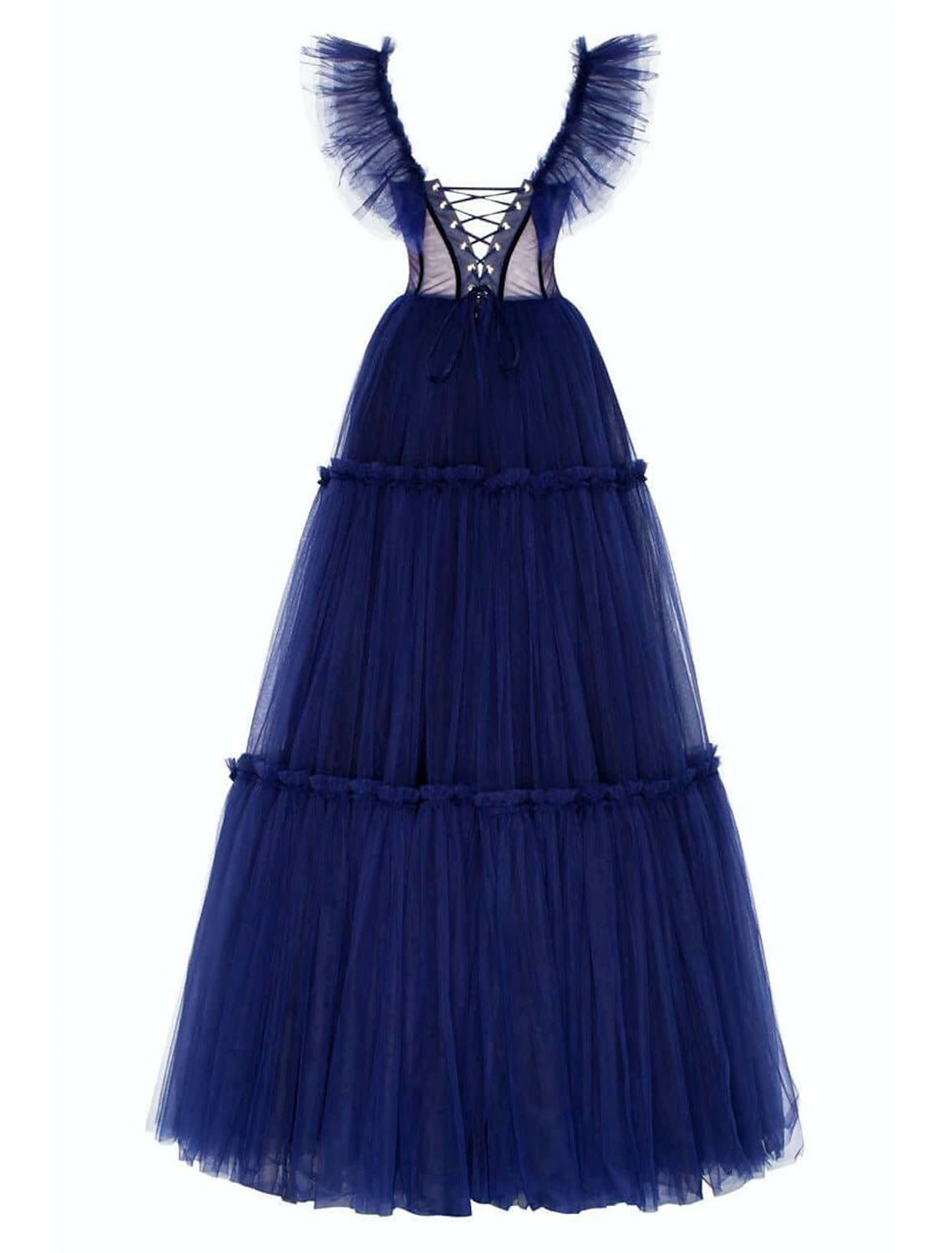 A-Line Prom Dresses Elegant Dress Wedding Guest Floor Length Short Sleeve Off Shoulder Tulle with Pleats