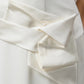 Hall Wedding Dresses Sheath / Column Halter Sleeveless Floor Length Satin Bridal Gowns With Sash
