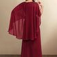 A-Line Plus Size Curve Mother of the Bride Dresses Elegant Dress Formal Floor Length Sleeveless V Neck Chiffon with Pleats