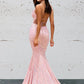 Mermaid / Trumpet Prom Dresses Open Back Dress Prom Sweep / Brush Train Sleeveless Sweetheart Sequined Backless