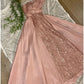 Sheath / Column Evening Gown Glittering Dress Formal Sweep / Brush Train Short Sleeve One Shoulder Satin with Ruched