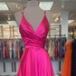 A-Line Prom Dresses Sexy Dress Formal Floor Length Sleeveless Spaghetti Strap Bridesmaid Dress Charmeuse