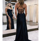 Mermaid / Trumpet Prom Dresses Empire Dress Formal Wedding Guest Court Train Sleeveless Sweetheart Satin Backless