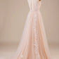 Tulle Wedding Dress with Appliques Sexy