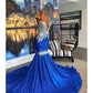 A-Line Prom Dresses Floral Dress Cocktail Party Court Train Sleeveless Strapless African American Lace Backless